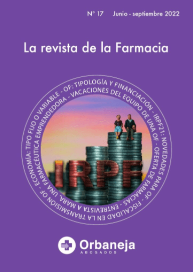 Portada de la revista de la Farmacia junio-Septiembre revista 2022